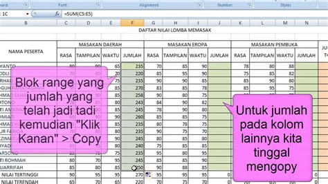 Tutorial Excel Cara Menentukan Menghitung Jumlah YouTube