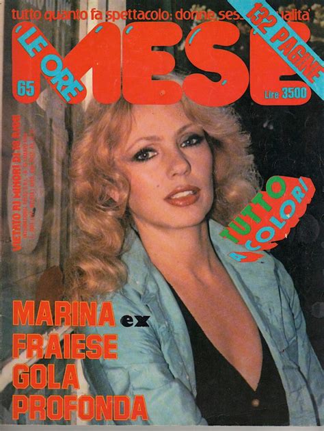 Marina Frajese Scandalosa Negli Anni 80 Qui Con Curiosità E Foto