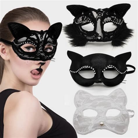 New Mask Sexy Cat Face Masks Multiple Colors Shapes Decorative Masks