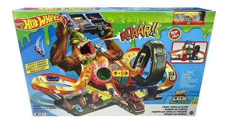 Hot Wheels City Toxic Creatures Ataque Do Gorila Frete Gr Tis