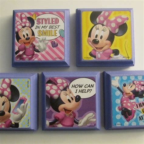 Minnie Mouse Fridge Magnet Etsy