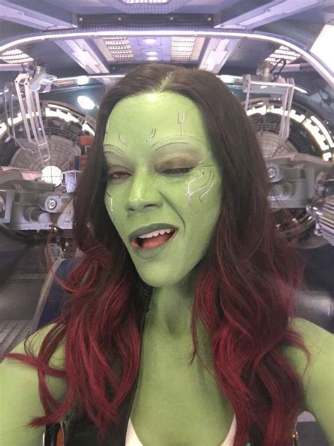 See two new photos of Zoe Saldana as Gamora from Guardians of the ...