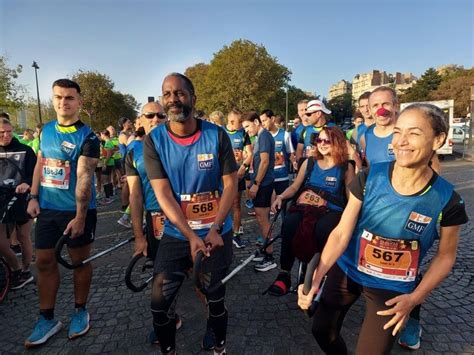 Joëlette s teams on the 20km of Paris Joelette and Co