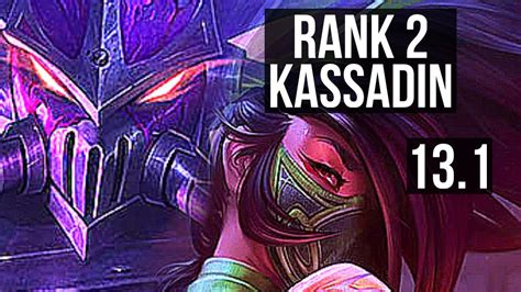 KASSADIN Vs AKALI MID Rank 2 Kassadin Legendary 16 3 4 KR