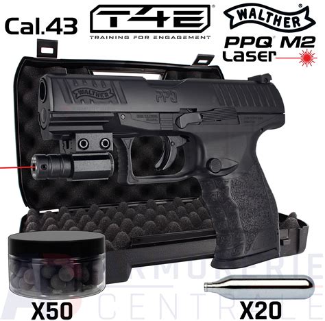 Pack Walther T4e Ppq M2 Laser Cal 43 5 Joules Armurerie Centrale