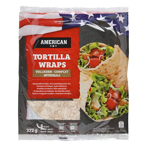 American Tortilla Wraps Vollkorn Aldi Now