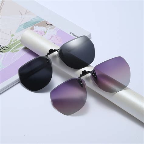 New Polarized Clip On Sunglasses Female Day And Night Dual Use Myopia