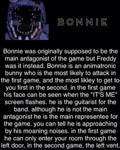 Heads up! Bonnie likes the left! Watch out! Fnaf Theories, Freddy 2