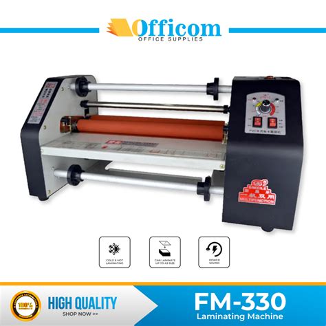 Officom FM Reverse Feeding Laminator A A Size Hot And Cold Durable Laminating Machine