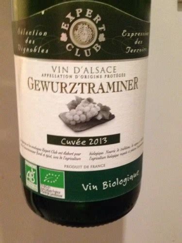 Expert Club Alsace Gew Rztraminer Cuv E Vivino Us