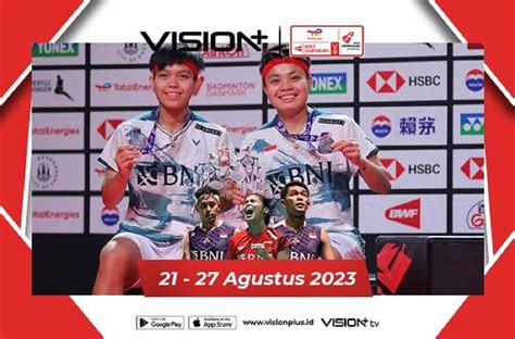 Berikut Hasil BWF World Championships 2023 Nonton Highlight