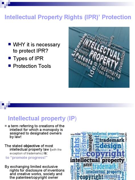 Intellectual Property Rights Ipr Protection Why It Is Necessary To