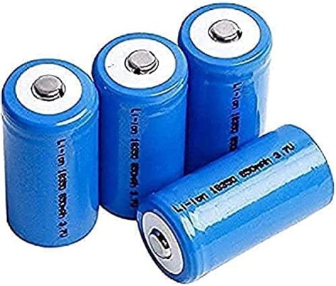 HIDZ Batería Recargable De Litio 18350 De 37 V 850 MAh Botón Superior