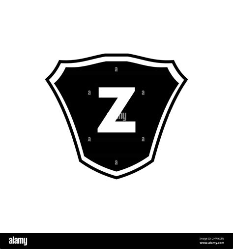 Shield Emblem Letter Z Logo Template Letter Z Shield Logo Premium