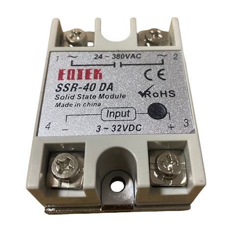 SSR-40 DA DC-AC 40A Solid State Relay Module - Yueqing Hantai Trading ...