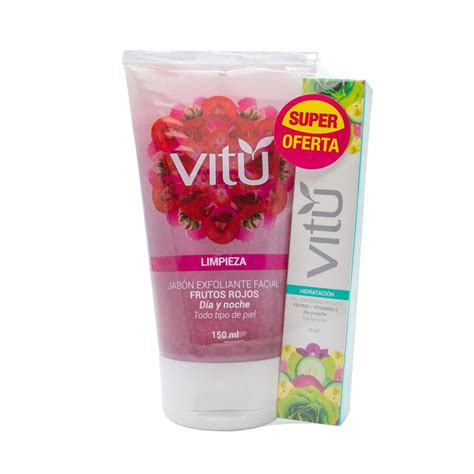 Promoción Vitú Exfoliante Frutos Rojos Contorno De Ojos