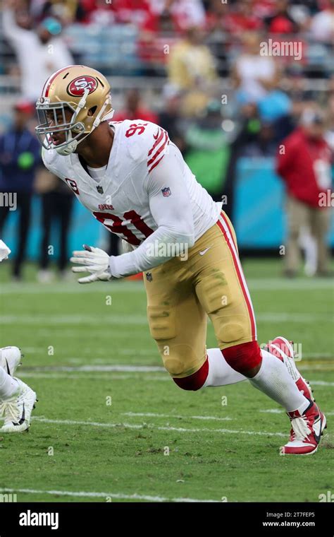 San Francisco Ers Defensive End Arik Armstead Reacts To The Snap