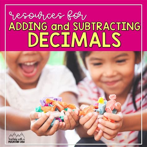 Adding And Subtracting Decimals Activities And Freebies Teaching With