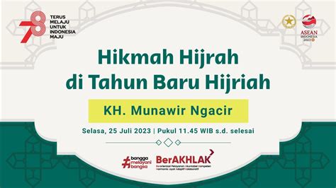 Live Ceramah Keagamaan Islam Hikmah Hijrah Di Tahun Baru Hijriah