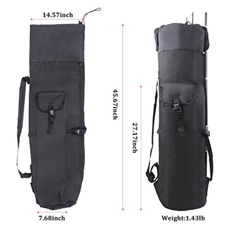 Agool Fishing Rod Bag Holder Fishing Rod Carrier Fishing Pole Travel