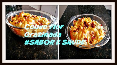 Delicias Na Cozinha Couve Flor Gratinada Simples R Pida Sabor Youtube