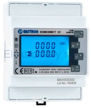 Elektroměr SDM630MCT V2 x 5A ModBus MID