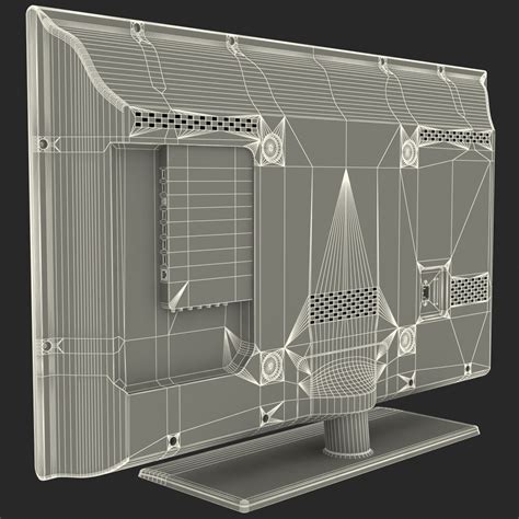 3d model samsung tv un55eh6070 55-inch