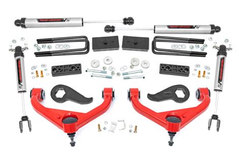 Rough Country Red Rc Inch Lift Kit Ucas V Chevy Gmc