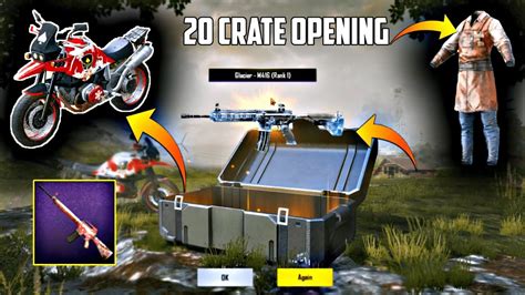 20 Crate Opening In Pubg Mobile YouTube