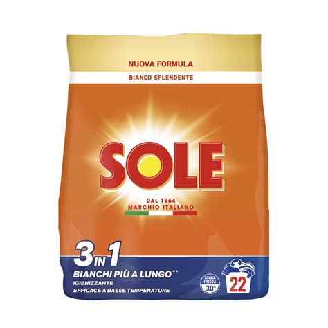 Sole 3w1 Lśniąca biel włoski proszek do prania 12835375777 Allegro pl