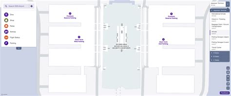 Denver International Airport Jeppesen Terminal Map (Most Up-To-Date