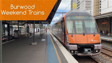 Nsw Trains Vlog Burwood Weekend Trains Youtube