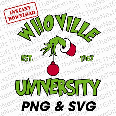 Whoville University Svg Whoville Svg Whoville Est Svg Etsy Uk