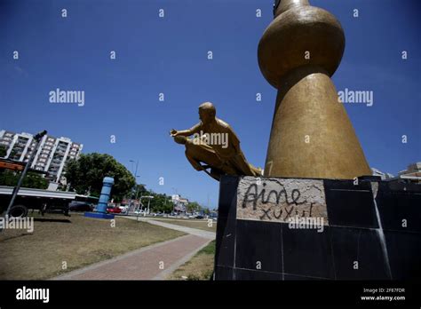 Salvador Bahia Brasilien 19 November 2018 Statue Von Jorge Amado