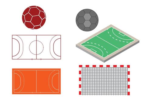 Handball Court Vector Art Icons And Graphics For Free Download