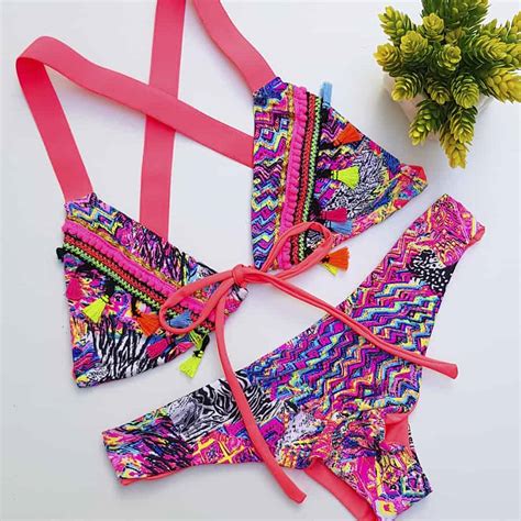 Top triangulo elástica en espalda Talla S Bikini Somos Coquetas