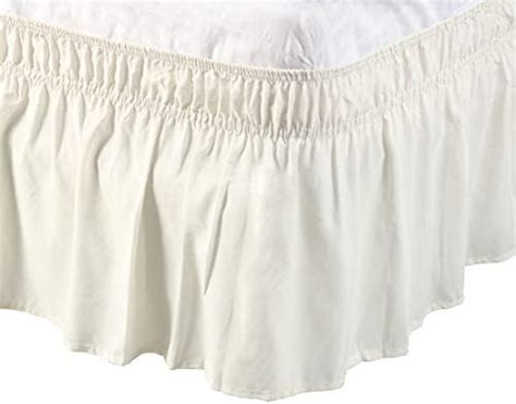 Utopia Bedding Elastic Bed Valance Skirt With Ruffles Soft Brushed