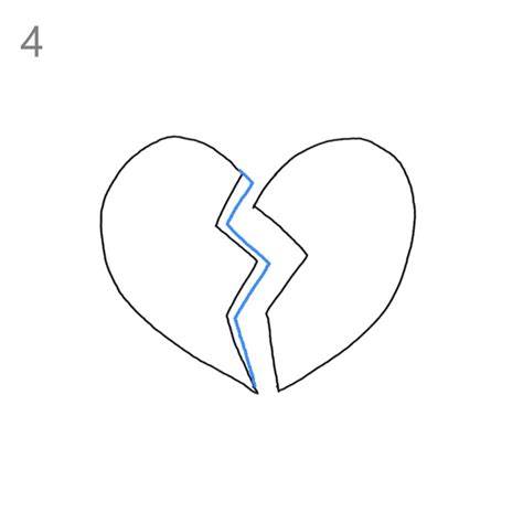 How To Draw A Broken Heart