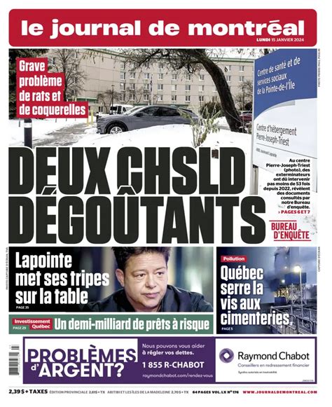 Le Journal De Montreal Subscriptions Pressreader