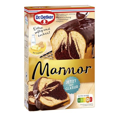 Dr Oetker Marmor Kuchen Er Pack X G Backmischung F R Marmor