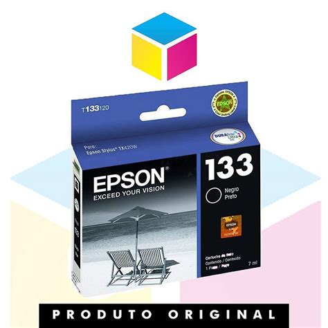 Cartucho Epson Tx W T Preto Original Ths Distribuidora