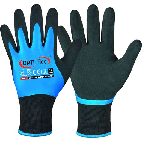 Arbeitshandschuhe Winter Handschuhe Wasserdicht Thermo Latex Handschuh