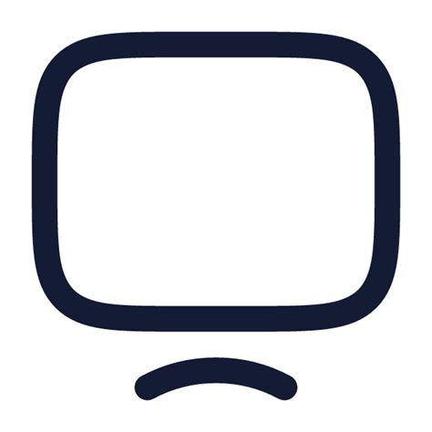 Modern Tv Icon | Stroke | Rounded | Free Download on Hugeicons Pro