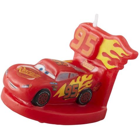 Cars Lightning Mcqueen Birthday Candle Party Supplies Who Wants