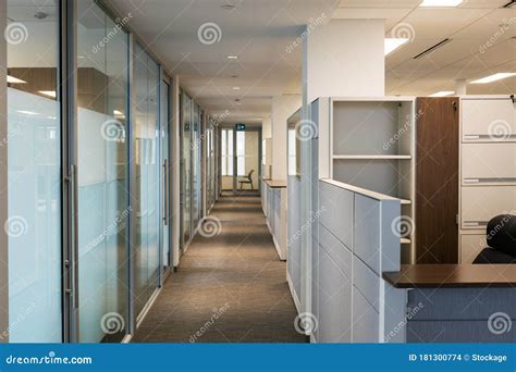 New Modern Empty Office Space after a Renovation Stock Photo - Image of ...