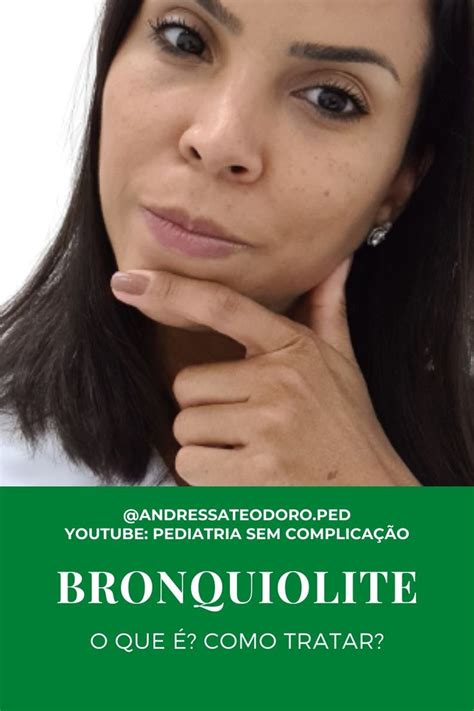 BRONQUIOLITE O que é Como tratar Pediatria Youtube