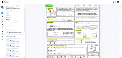 Vce Physics Unit 3 Electricity Summary Sheet Physics Sac Aos 2