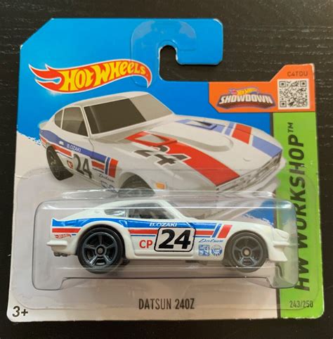 Hot Wheels Datsun Z White With Blue And Red Stripes Short Etsy