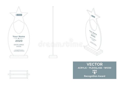 Trophy Vector Template, Business Trophy Distinction Award, Corporate ...