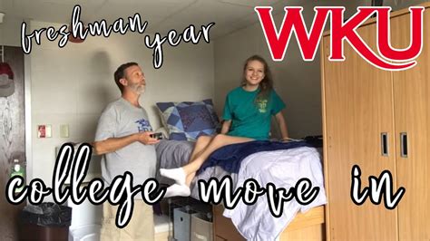 COLLEGE MOVE IN DAY VLOG 2019 Western Kentucky University Freshman